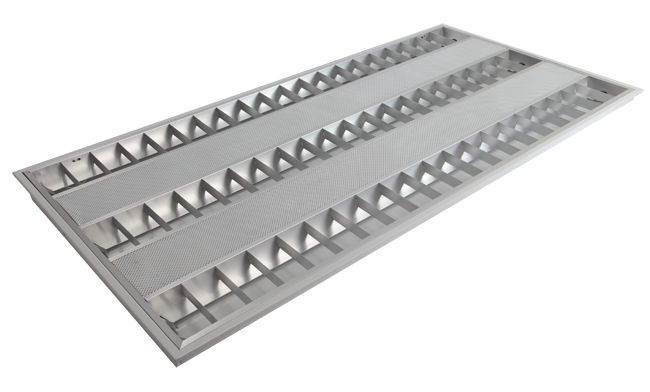 2.	華輝照明占地10多萬平方米，十幾條生產(chǎn)線，年生產(chǎn)上千萬套LED格柵燈盤廠家,產(chǎn)品有T8格柵燈盤，T5格柵燈盤，明裝格柵燈盤，暗裝格柵燈盤。