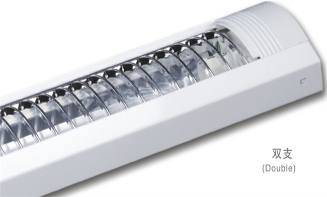 T8燈管支架 2x40W 電感 弧線形雙支支架 1330x165x55mm T8燈管支架 2x40W 電感 弧線形雙支支架 1330x165x55mm