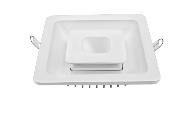 LED 18W分段控制方形漫反射筒燈 開(kāi)孔135*135mm 可分段控制光色 LED 18W分段控制方形漫反射筒燈 開(kāi)孔135*135mm 可分段控制光色