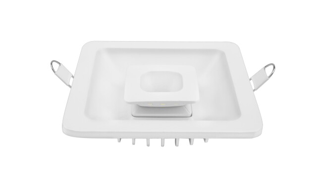 LED 14W雙色方形漫反射筒燈 開(kāi)孔100*100mm 可分段控制光色 LED 14W雙色方形漫反射筒燈 開(kāi)孔100*100mm 可分段控制光色